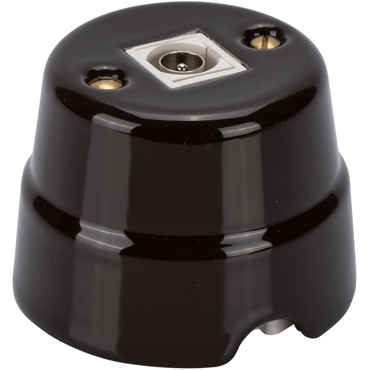 FANTON SPA - FME84022BW PRESA TV MASCHIO 9,5MM IN CERAMICA MA