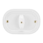 FANTON SRL - FME84066 PLACCA OVALE 125X81 1PULS.ROT.X S.503 BI