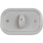 FANTON SRL - FME84066GR PLACCA OVALE 125X81 1PULS.ROT.X S.503 GR