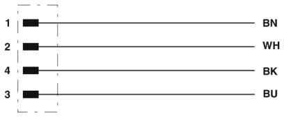 PHOENIX CONTACT - PHC1425095 SAC-4P- 5,0-PVC/M12FSL CAVO POWER
