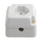 LE PROLUNGHE SAS - PRG8459 PRESA UNI.10/16A+SCH. 250V SERIE CUBETTO