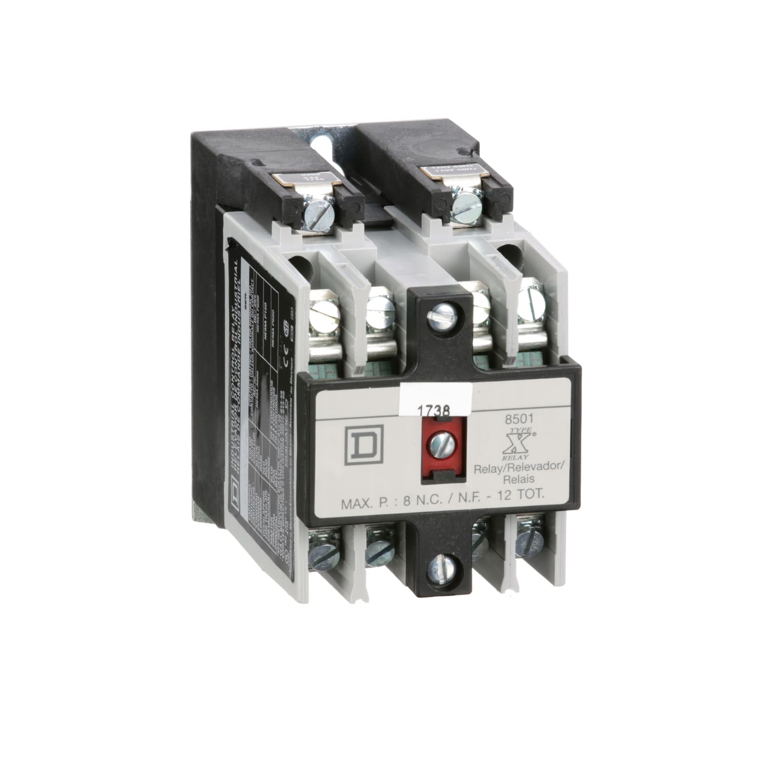SCHNEIDER ELECTRIC - SNR8501XO40V02 Relè 600 VCA 10 A NEMA + accessori