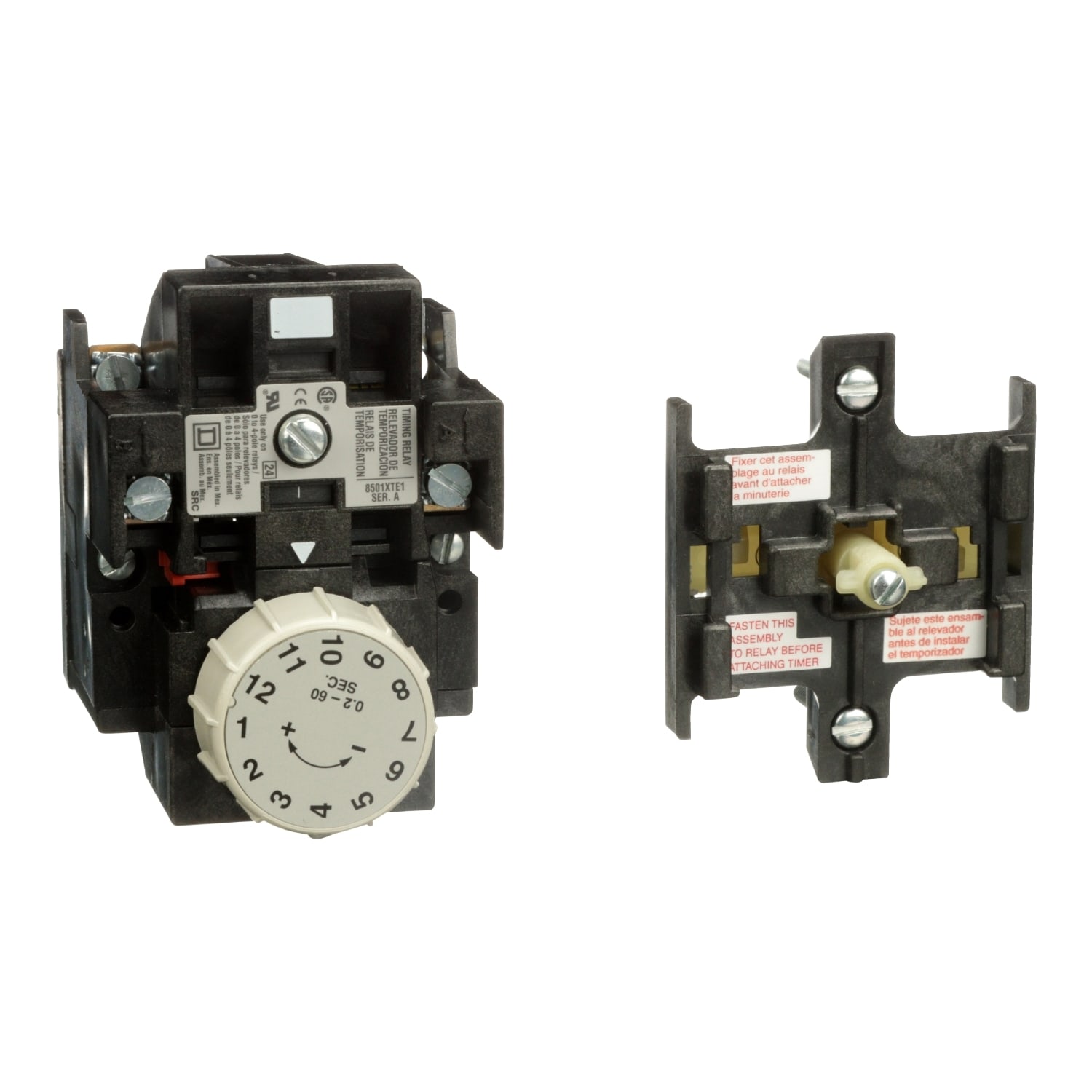 SCHNEIDER ELECTRIC - SNR8501XTE1 Attacco temporizzatore pneumatico NEMA