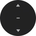 BERKER - BRK85241131 PULS. X VEN.R1/R3/1930/R.CLASSIC NERO