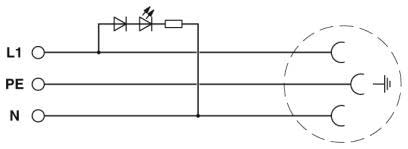 PHOENIX CONTACT - PHC0804027 EO-CF/UT/LED/GN PRESA
