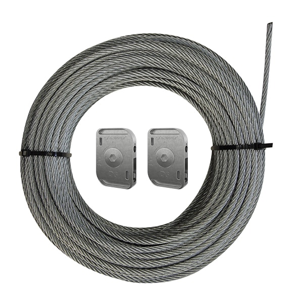 GRIPPLE SRL - GRRCTI610 TESATA ORIZZ. 6MM 2 MORS. D6 E CAVO 10 M