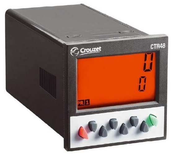 CROUZET - CRO87621111 MULTIFUNCTION COUNTER CTR48, BLCD, PNP/N