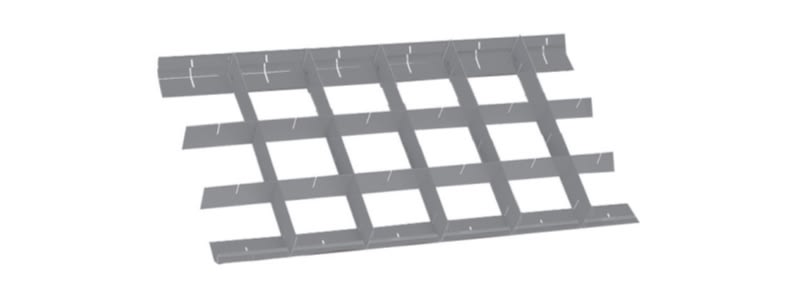 BM SPA - BMM088890117 SEPARATORI INCROCIATI TP-2 588X367X7