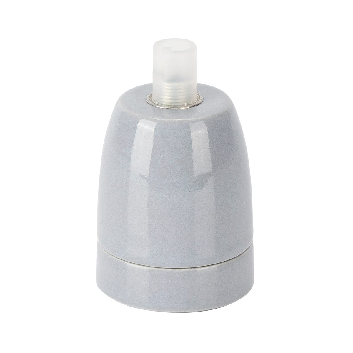 FANTON SRL - FME89153 PORTALAMPADA CERAMICA E27 CON GHIERA GR