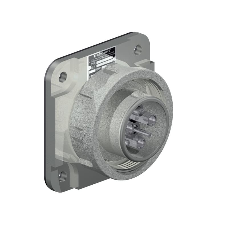 SCAME PARRE SPA - SCA899.AS2AR450V SPINA DA INCASSO 250A 3P+N+T IP67 1000V