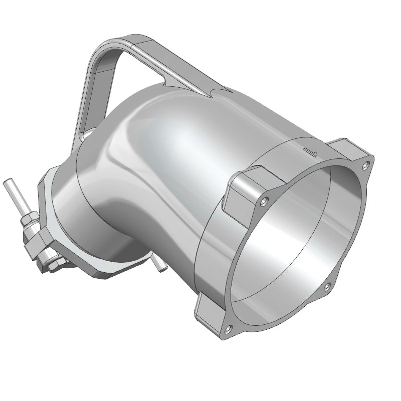 SCAME PARRE SPA - SCA899.SD2GMA IMPUGNATURA ANG. IN ALLUMINIO IP66