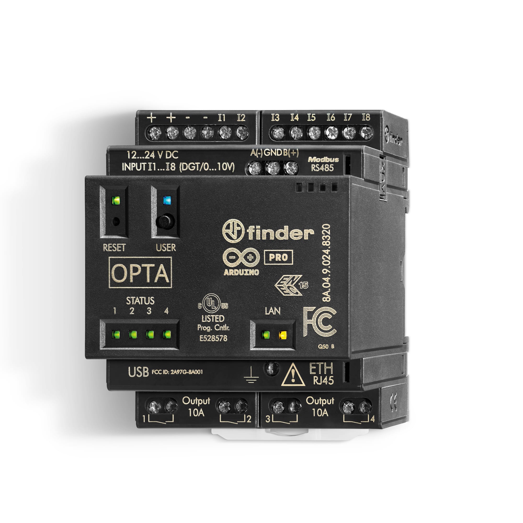 FINDER SPA - FIN8A0490248320 PROGRAMMABLE LOGIC RELAY-OPTA ADVANCED V