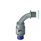 TEAFLEX - TEA8GBN10G01 CURVA 90?IP68 BN10 1/4 GRIGIO