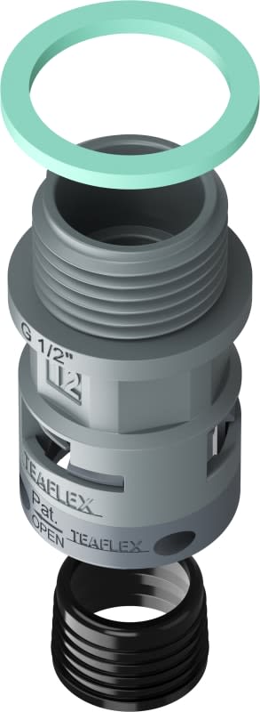 TEAFLEX - TEA8GSM12G03 RACC.GRIGIO IP68 SM12 G 1/2