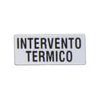 LOVATO - LOVLPXAI233 ETICHETTA INTERVENTO TERMICO