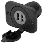 ELCART DISTRIBUTION - ERT080152800 DOPPIA PRESA USB PANNELLO 5V 3.1A