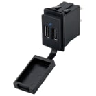 ELCART DISTRIBUTION - ERT080154200 DOPPIA PRESA USB PANNELLO 5V-4,8A