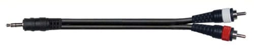 MELCHIONI SPA - MEM551726403 CAVO JACK3,5M-2X RCA M 1,5M SJRR-15BK