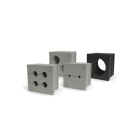 CEMBRE SPA - CEM9.A1D9 GOMMINO PICCOLO PER PASSACAVI DIVISIBILI, IN TPE, GRIGIO RAL 7004, IP66, HALOGE FREE E SILICON FREE, ADATTO PER 1 CAVO DIAMETRO DA 9 A 10 mm