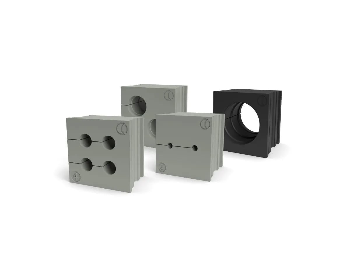 CEMBRE SPA - CEM9.A4D2 GOMMINO,TPE,GRIGIO,IP66,HF,4 CAVI 2-3MM