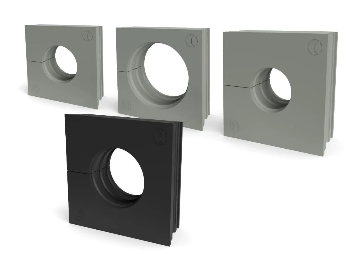 CEMBRE SPA - CEM9.B1D21 GOMMINO,TPE,GRIGIO,IP66,HF,1 CAVO 21-22M