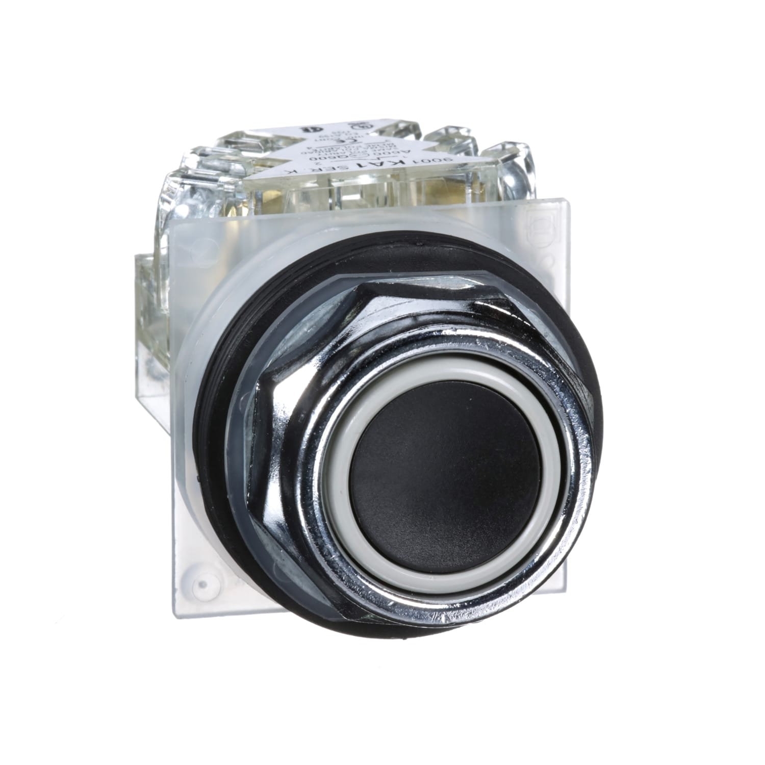 SCHNEIDER ELECTRIC - SNR9001KR1BH13 PULSANTE NERO NC+NO