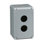 SCHNEIDER ELECTRIC - SNR9001KY2 Pulsantiera neutra - 9001K - alluminio - 2 fori Ø30