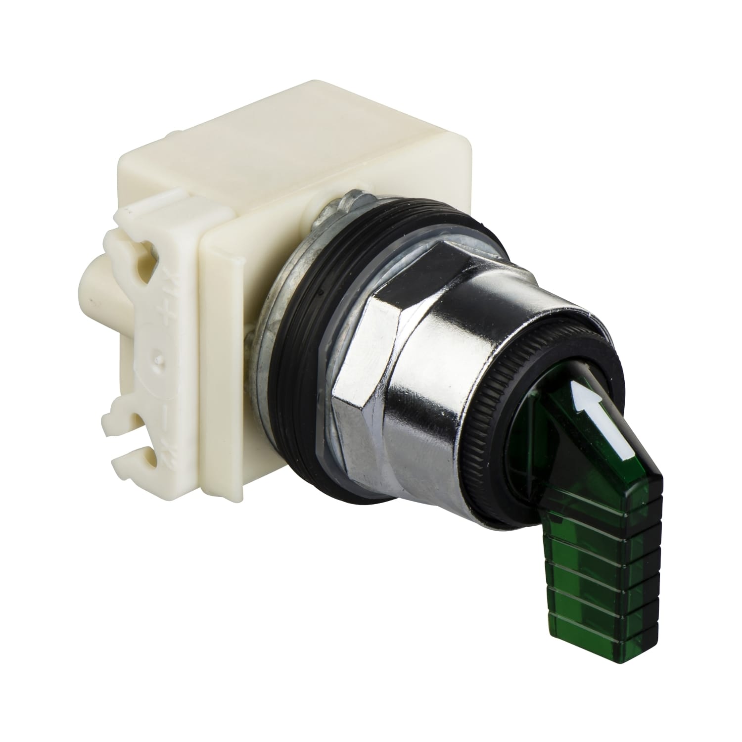 SCHNEIDER ELECTRIC - SNR9001K11J35LGFG SELETTORE LUMINOSO 2POS.LED VERDE 24V