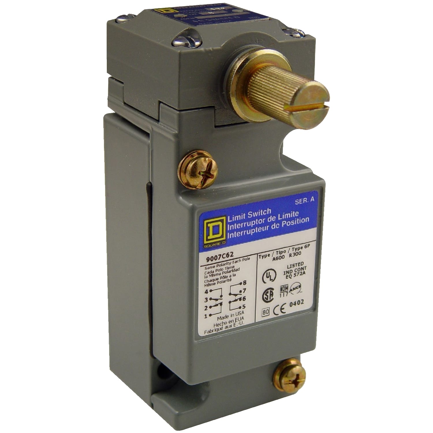 YAGEO TMSS ITALY SRL - TSI9007C62CM11 FINECORSA 10A SQD