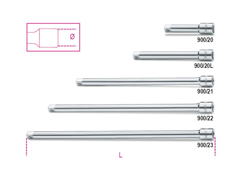 BM SPA - BMM009000819 PROLUNGHE 100MM 1/4 /20L