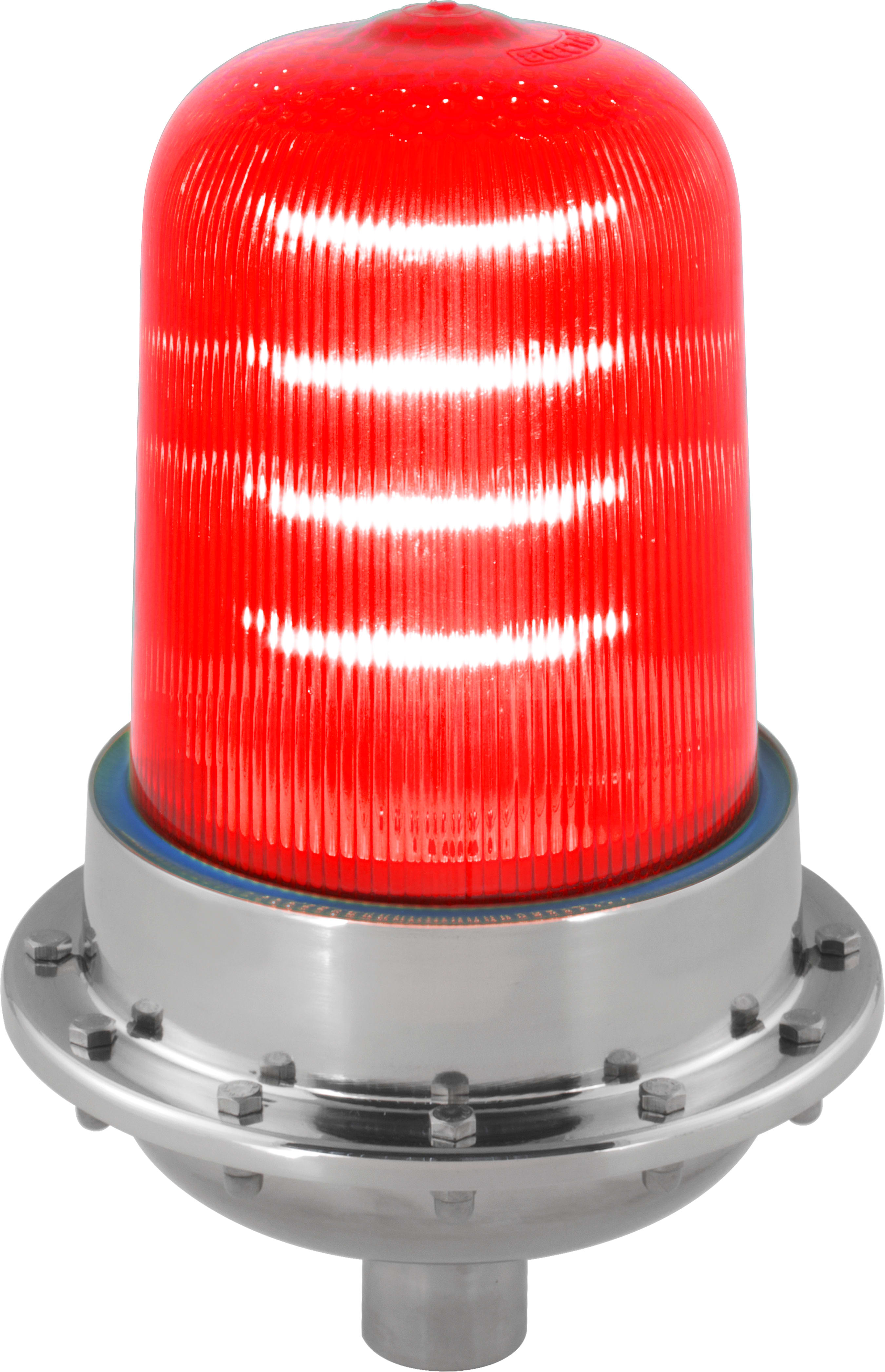 SIRENA - SIR90233 RA WP LED RED V90/240AC SS