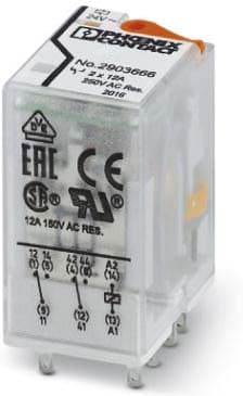 PHOENIX CONTACT - PHC2903666 REL-IR2/L- 24AC/2X21 RELE SINGOLO