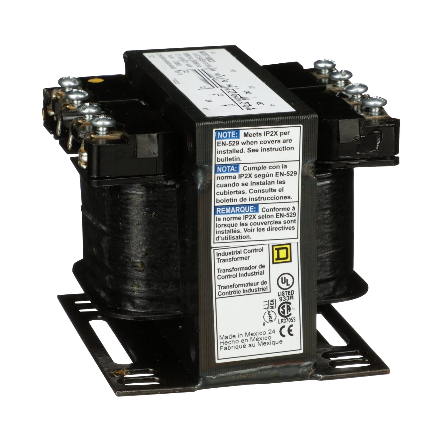 SCHNEIDER ELECTRIC - SNR9070T100D2 Trasformatore di controllo 100 VA 240/480 V - 24 V