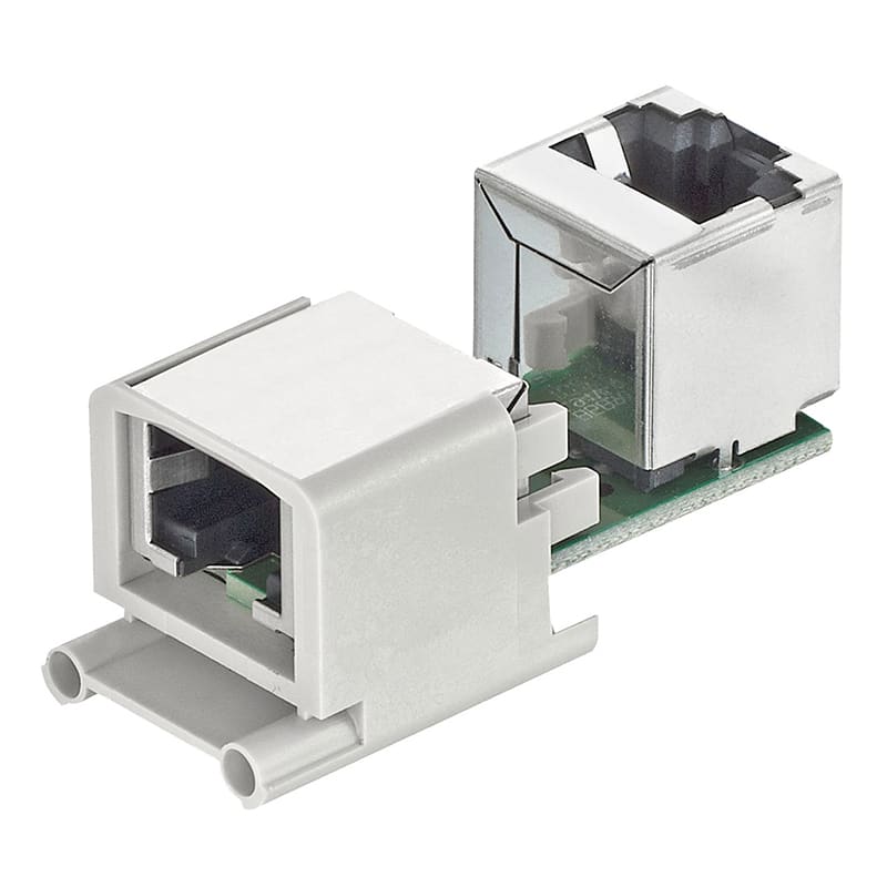 SCAME PARRE SPA - SCA912.0032776 CONNETTORE RJ45 8POLI ANGOLATO FEMMINA