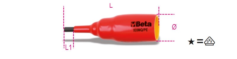 BM SPA - BMM009200267 CHIAVI A BUSS MASC ES 1/2 1000V MQ/PE 10