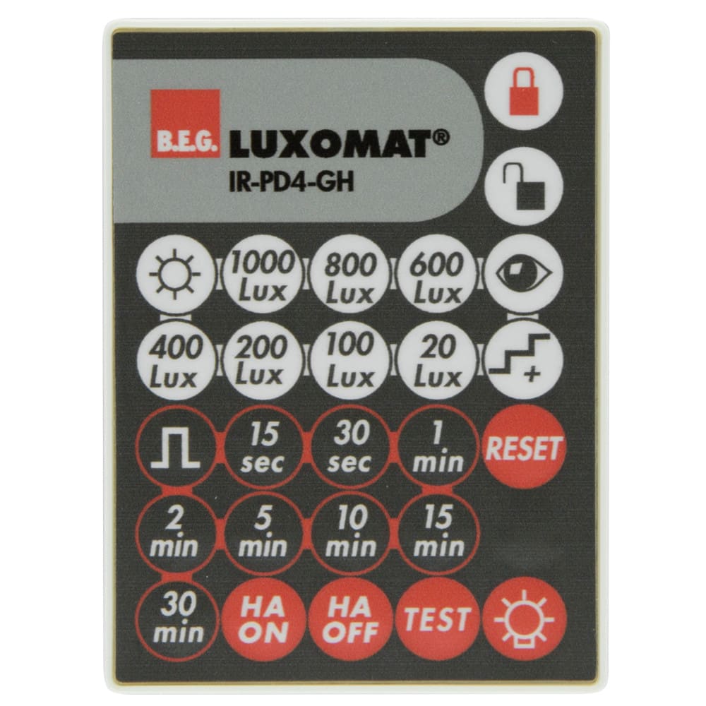 B.E.G. ITALIA SRL - BBH92215 TELECOMANDO IR-PD4-GH