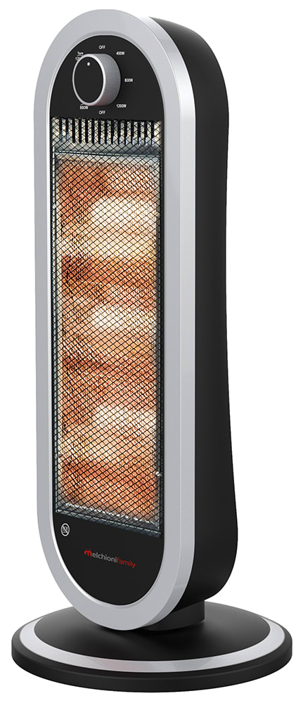 MELCHIONI SPA - MEM158640033 STUFA ALOGENA 3 TUBI 1200W SAHARA