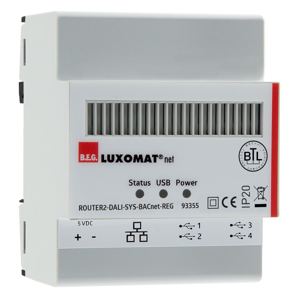B.E.G. ITALIA SRL - BBH93355 ROUTER2-DALISYS-BACNET-REG