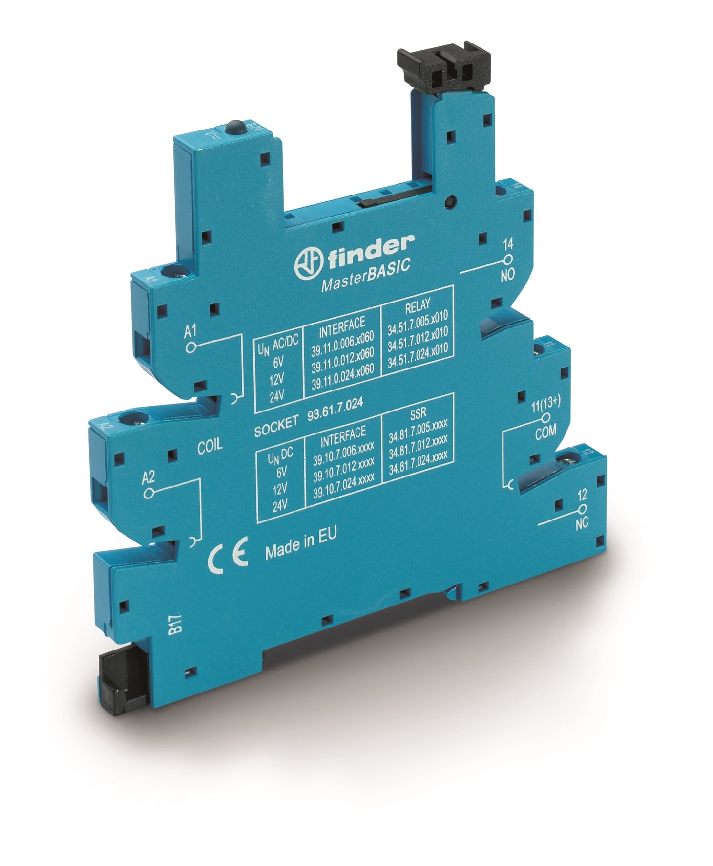 FINDER SPA - FIN93617024 ZOCCOLO CON MORSETTI A BUSSOLA 1P S.34