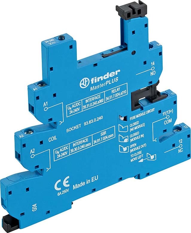 FINDER SPA - FIN93630240 ZOCCOLO MULTITEN.MORSETTI A BUSSOLA