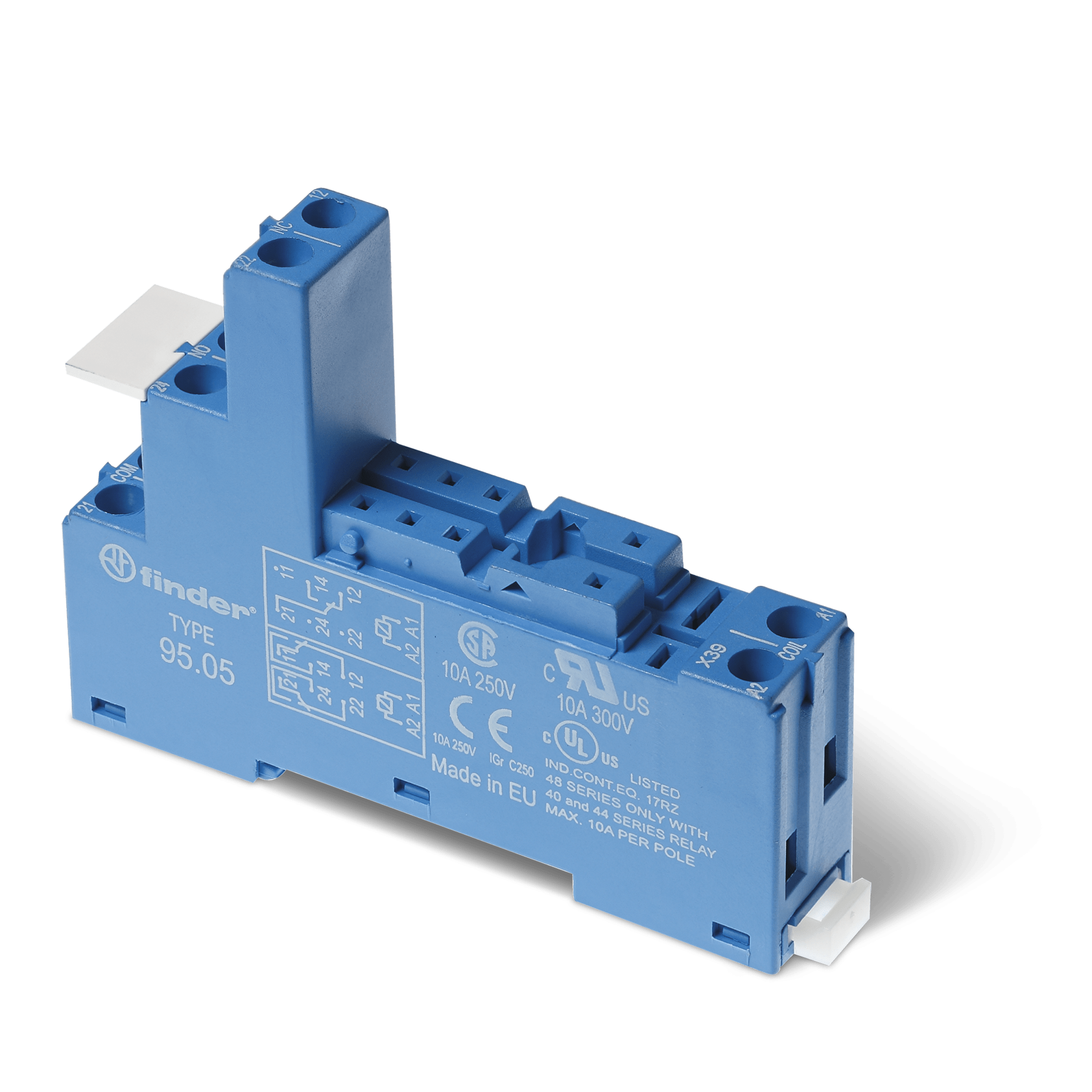 FINDER SPA - FIN95050SMA ZOCCOLO MORSETTI BUSSOLA 1-2P S.40