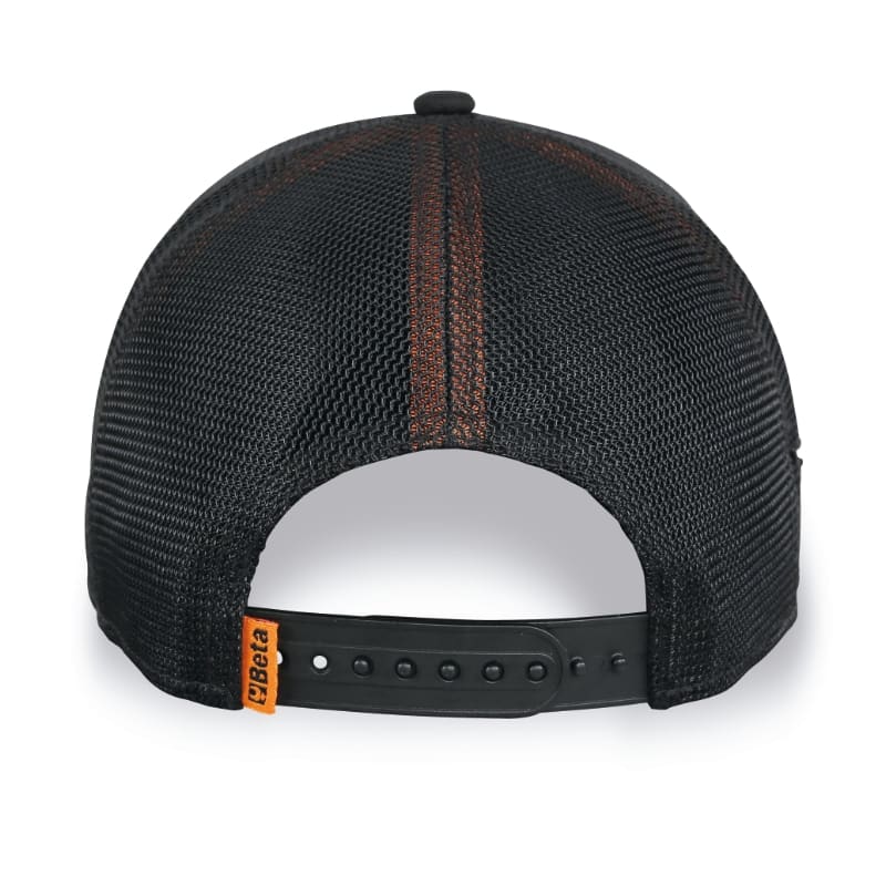 BM SPA - BMM095250011 CAPPELLINI TRUCKER NERI LOGO RICAMATO