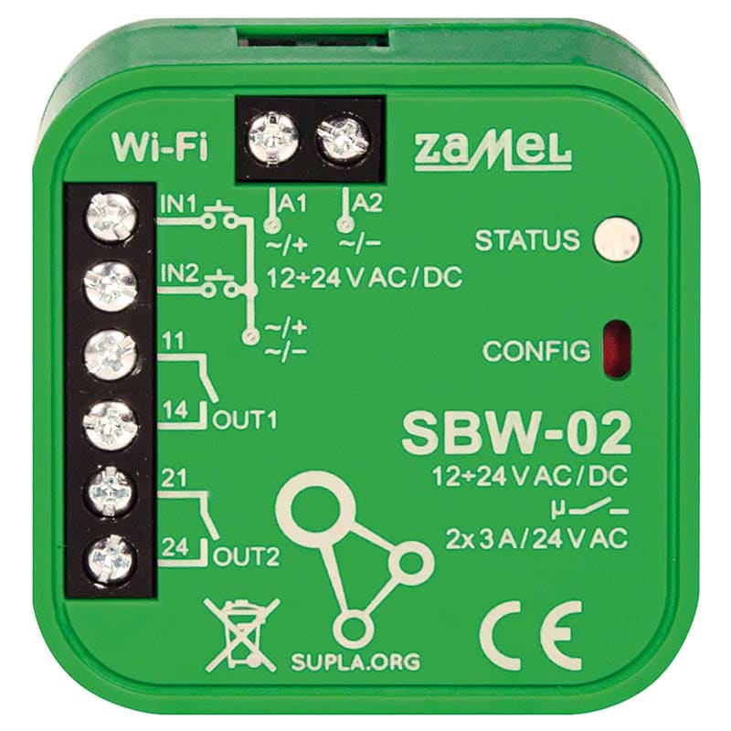 ELCART DISTRIBUTION - ERT360043500 RICEVITORE SUPLA APRICANCELLO 2CH