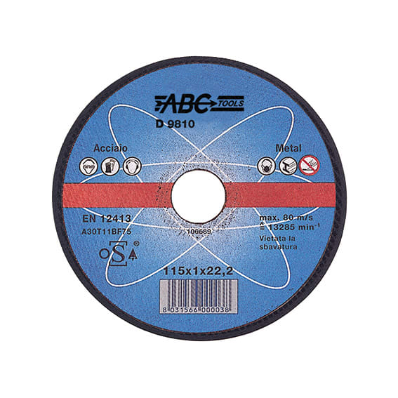 ABC TOOLS SPA - ABCD98100125 DISCHI ABRASIVI D 9810 MM.125