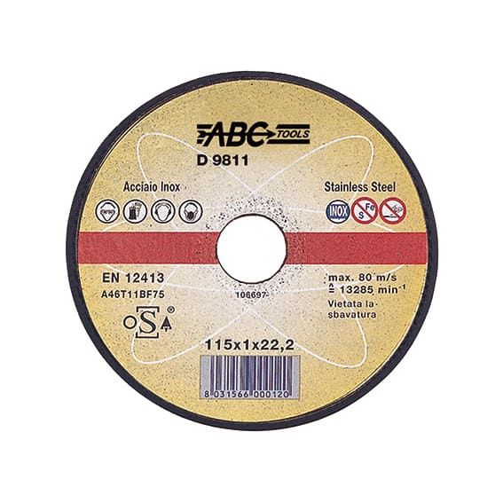ABC TOOLS SPA - ABCD98110125 DISCHI ABRASIVI D 9811 MM.125