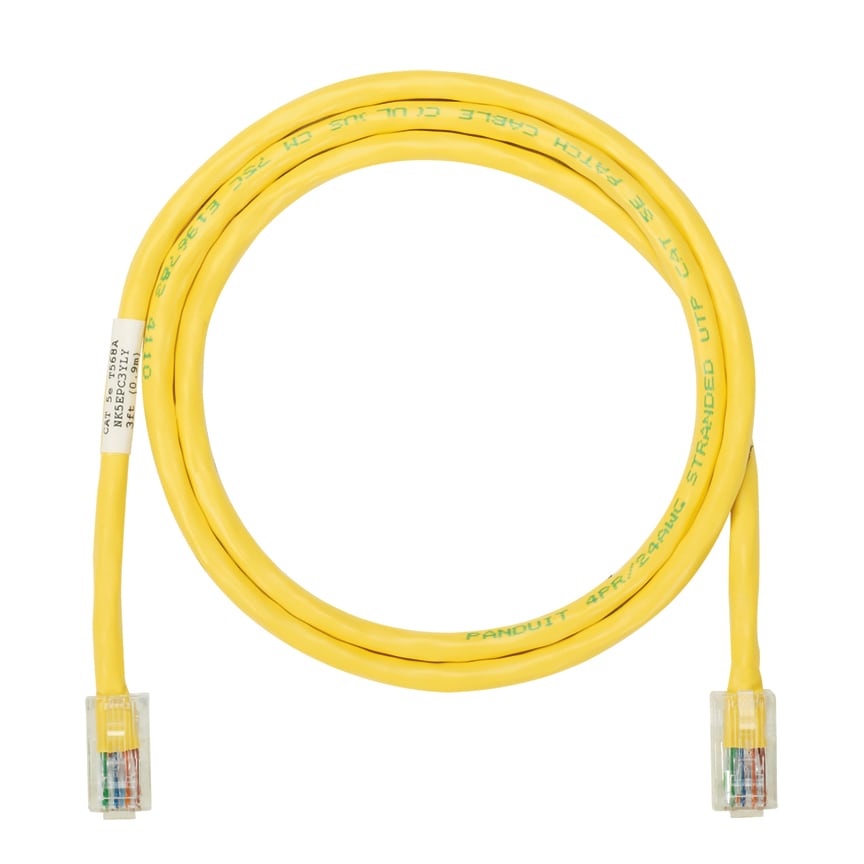 PANDUIT - PANNK5EPC1MYLY BRETELLA DI PERMUTAZIONE DI CATEGORIA 5E