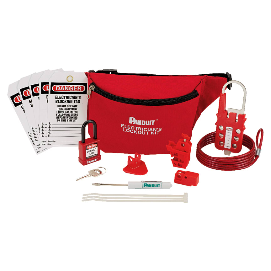 PANDUIT - PANPSL-PK-EAP ELECTRICIAN S LOCKOUT KIT: (1) SCREWDRIV