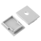 LINEA LIGHT (ILED) - ILD98932 KIT TAPPI LUNO QUADRATO 2PZ GRIGI