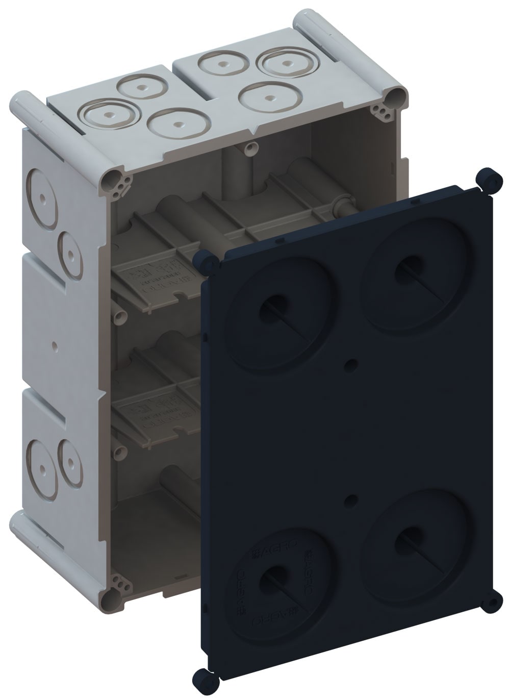KAISER GMBH & CO. KG - KAI9902.26 Scatola da incasso AGRO 3x2
