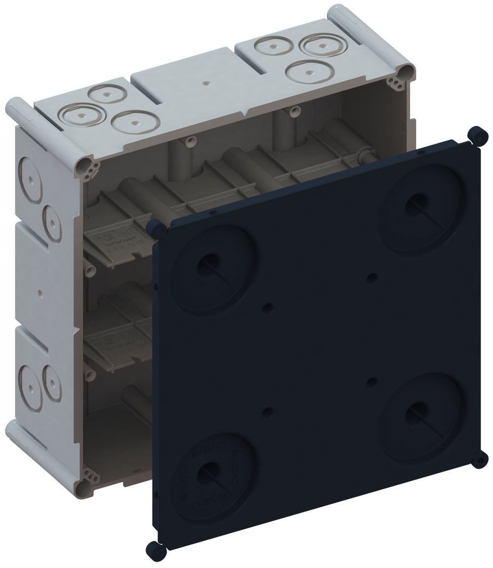 KAISER GMBH & CO. KG - KAI9902.29 Scatola da incasso AGRO 3x3